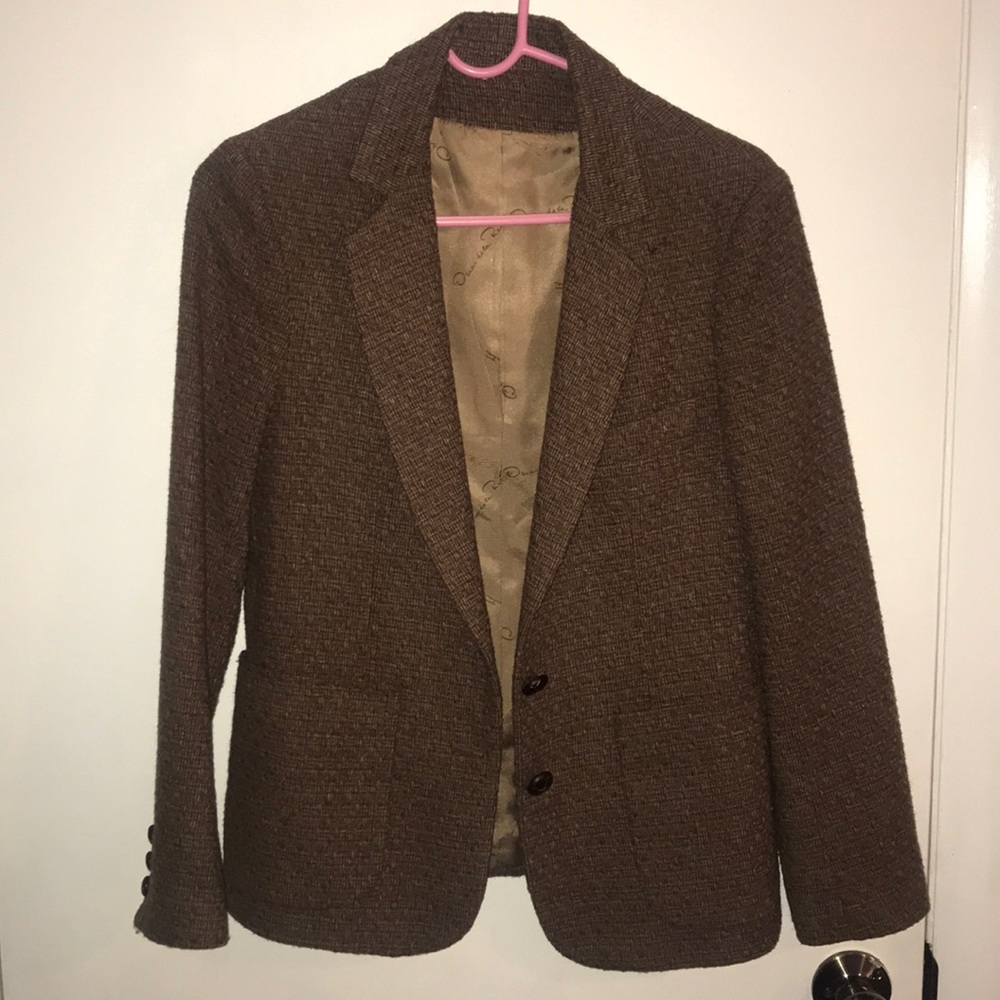 Oscar de la Renta gorgeous vintage tweed blazer!!!